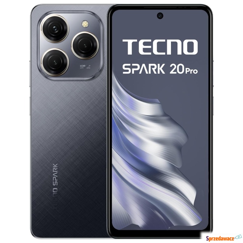 TECNO SPARK 20 Pro 12/256GB Moonlit Black - Telefony komórkowe - Gdynia