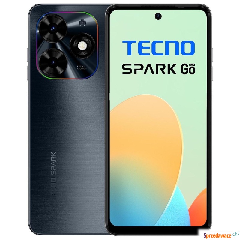 TECNO SPARK Go 2024 4/64GB Gravity Black - Telefony komórkowe - Bielsko-Biała