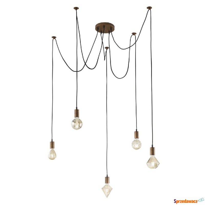 Trio Cord 310100562 lampa wisząca pająk 5x60W... - Lampy wiszące, żyrandole - Szczecin