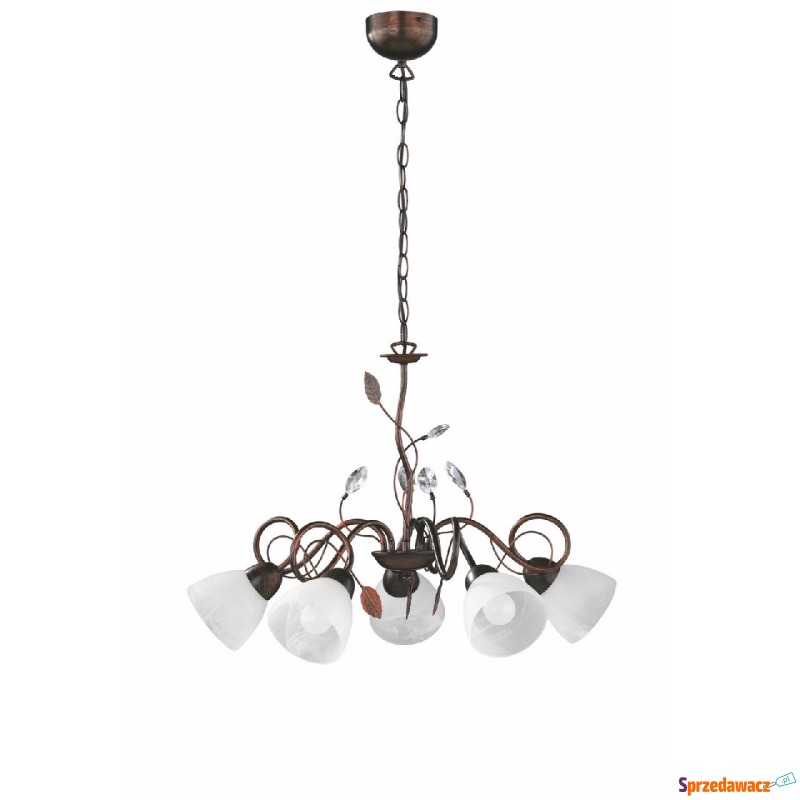 Trio Traditio 110700528 lampa wisząca zwis 5x40W... - Lampy wiszące, żyrandole - Zabrze