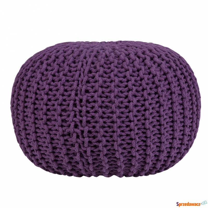 Puf purpurowy 50 x 35 cm CONRAD - Sofy, fotele, komplety... - Lubin