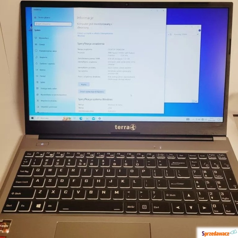 Laptop Terra TERRA MOBILE 1516U i3-1215U W11P... - Laptopy - Legnica