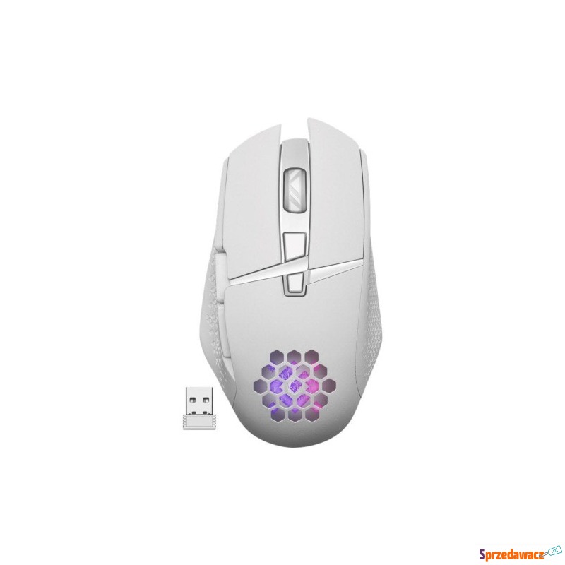 MYSZ GM-514 GLORY OPTIC RF RGB 3200DPI 7P BIAŁA... - Myszki - Warszawa