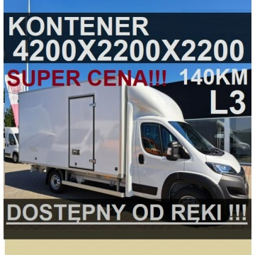 Fiat Ducato - Kontener 140KM 4200x 2200x 2200 Super Cena Dostępny od ręki !  1813 zł