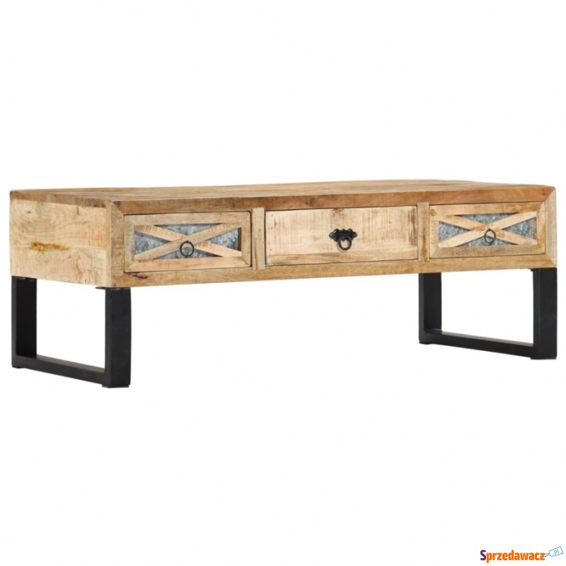 Stolik kawowy 110 x 50 x 38 cm lite drewno mango - Stoły, stoliki, ławy - Żory