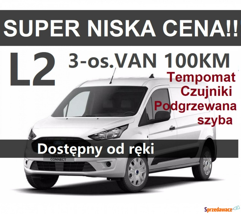 Ford Transit Connect - Trend VAN L2 100KM Tempomat... - Dostawcze i ciężarowe - Szczecinek