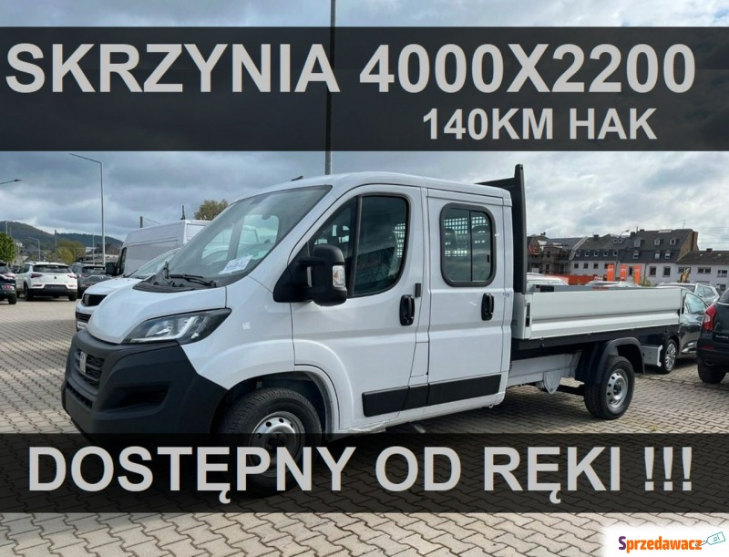 Fiat Ducato - L3 140KM 7-osob. 4000x2200 Skrzynia... - Dostawcze i ciężarowe - Szczecinek