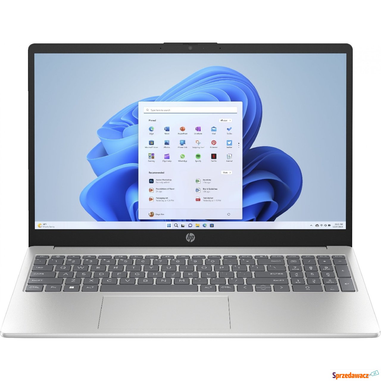 Laptop HP 15-fd0003nw / Intel i3-13...