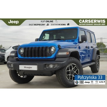 Jeep Wrangler - Rubicon 2.0 Turbo 272 KM ATX 4WD | Niebieski Hydro Blue | MY24