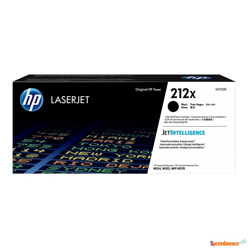 Oryginalny toner HP 212X XL czarny (W2120X) - Tusze, tonery - Wrocław