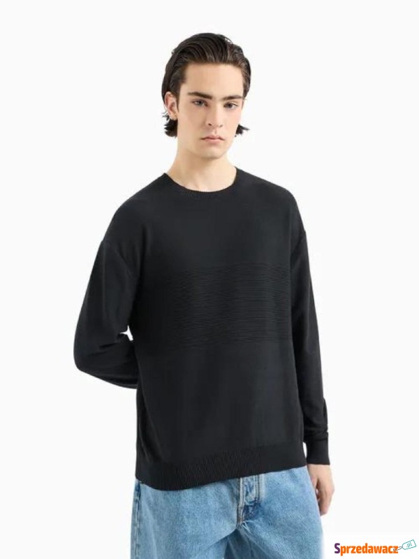 
Sweter męski Armani Exchange 6DZM6J ZMQ7Z czarny - Swetry męskie - Katowice