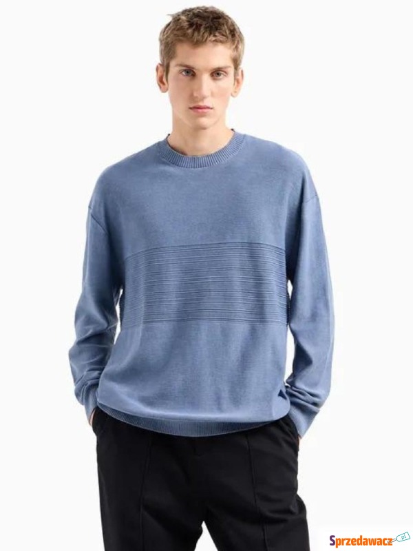 
Sweter męski Armani Exchange 6DZM6J ZMQ7Z niebieski - Swetry męskie - Rzeszów