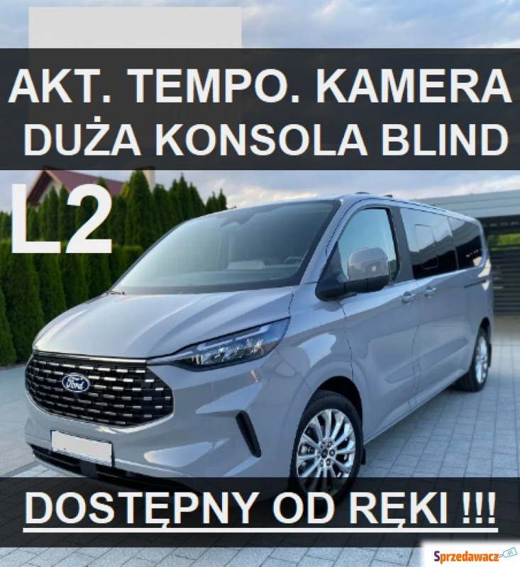 Ford Tourneo Custom - Nowy Titanium 150KM 8-os.... - Samochody osobowe - Szczecinek