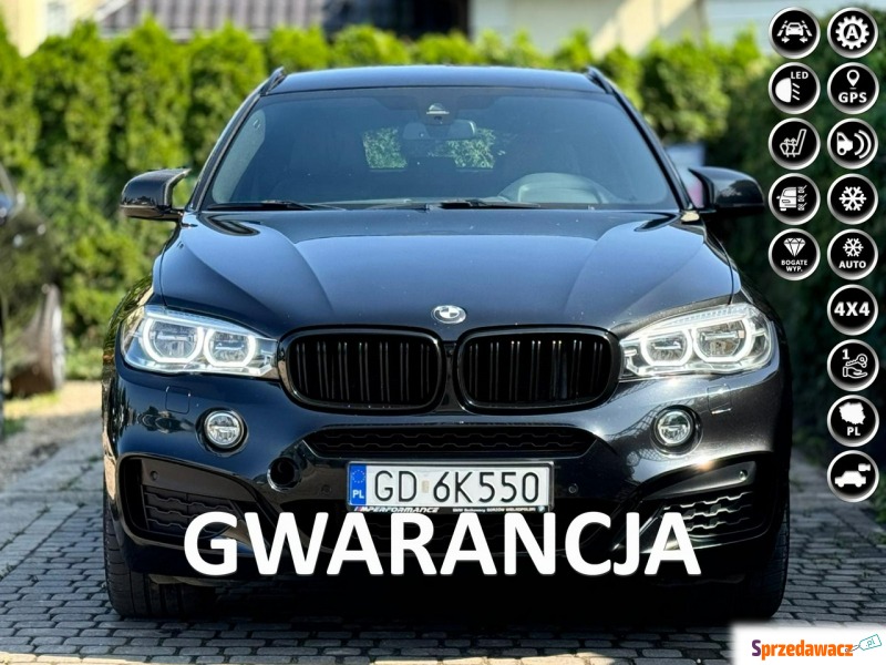 BMW X6 - FV23% Serwisowany, zadbany, org. lakier - Samochody osobowe - Rumia