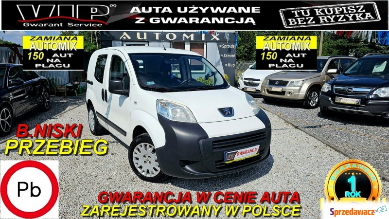 Peugeot Bipper  Minivan/Van 2011,  1.4 benzyna - Na sprzedaż za 16 800 zł - Świdnica