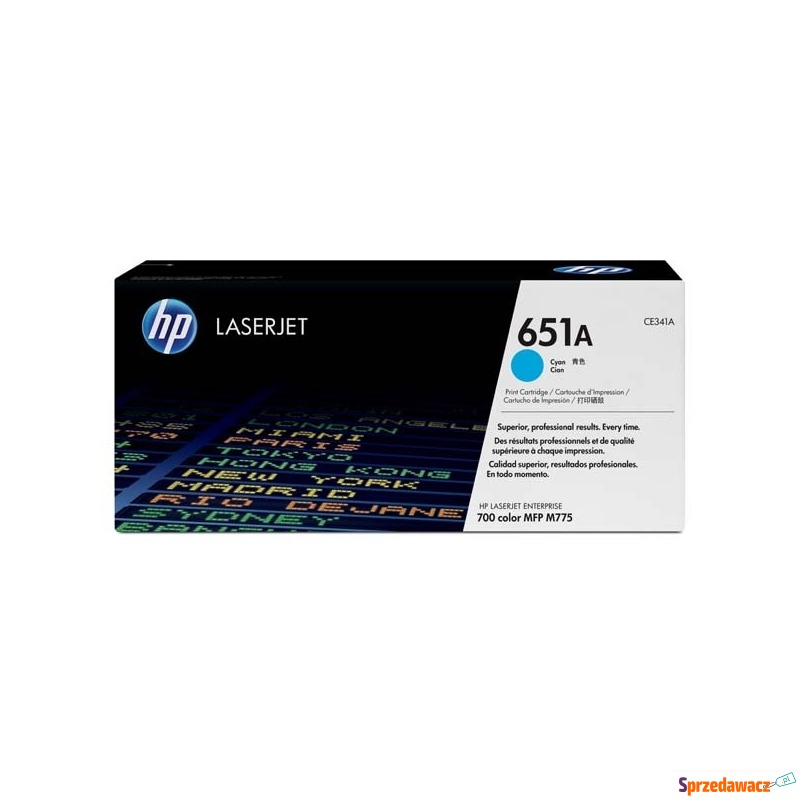 HP oryginalny toner CE341A, cyan, 16000s, HP... - Tusze, tonery - Gdynia