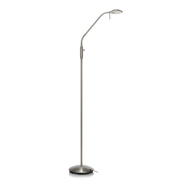 Markslojd Hudson 105581 lampa stojąca podłogowa 1x6W LED 3000K srebrna