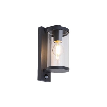 Rabalux Silistra 7892 kinkiet zewnętrzny lampa ścienna ogrodowa IP44 1x60W E27 antracyt/przeźroczyst