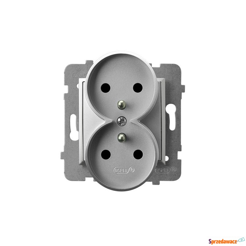 Gniazdo podwójne Ospel Aria GP-2URZ/m/18 z uz... - Gniazda - Dębica