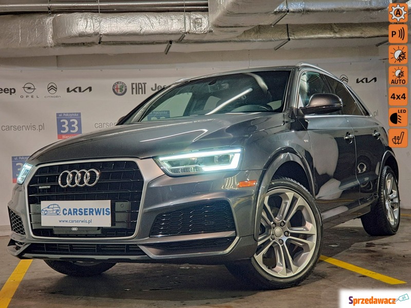 Audi Q3  SUV 2018,  2.0 benzyna - Na sprzedaż za 93 000 zł - Warszawa