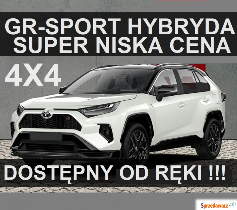 Toyota RAV-4 - GR-Sport  222KM Hybryda Systemy... - Samochody osobowe - Szczecinek