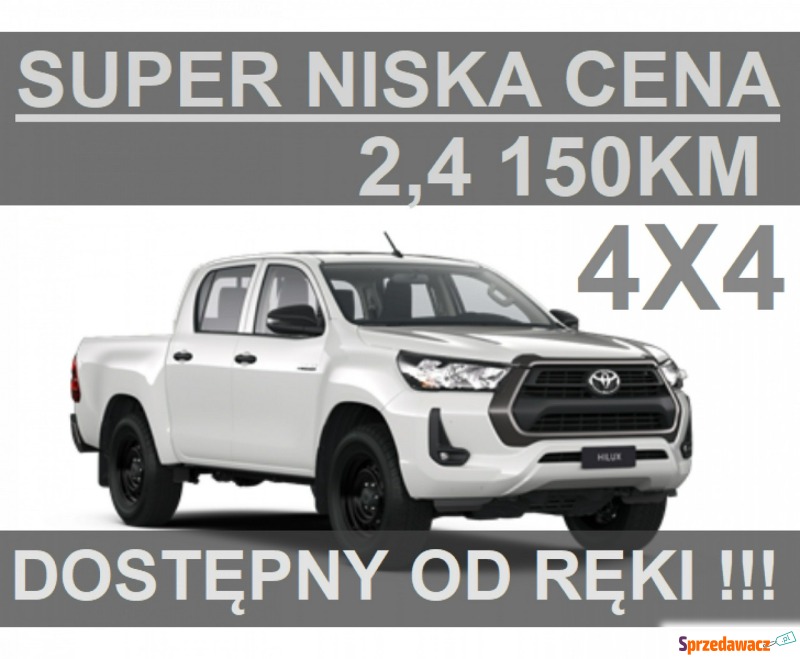 Toyota Hilux - 2,4 150KM DLX 4X4  Dostępny od... - Samochody osobowe - Szczecinek