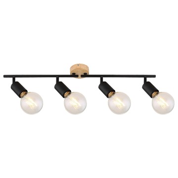 Rabalux Pablo 3979 plafon lampa sufitowa 4x40W E27 czarny