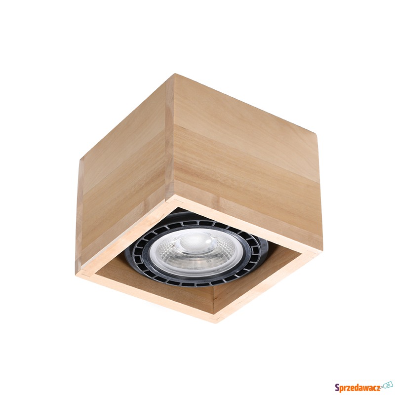 Sollux Quatro SL.0915 plafon 1x40W GU10 drewno - Plafony - Lubin