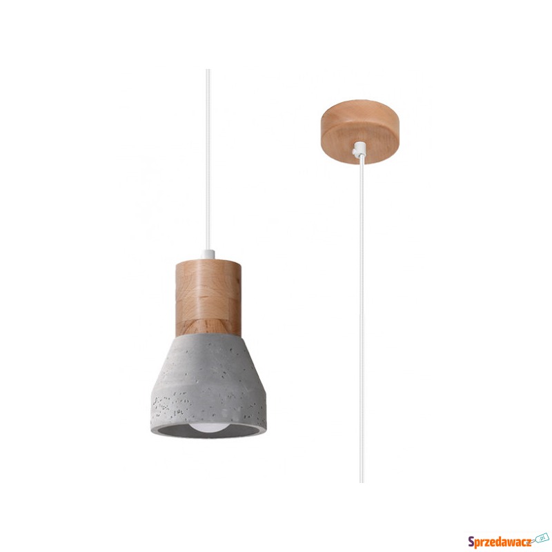 Sollux Qubic SL.0964 lampa wisząca zwis 1x60W... - Lampy wiszące, żyrandole - Białystok