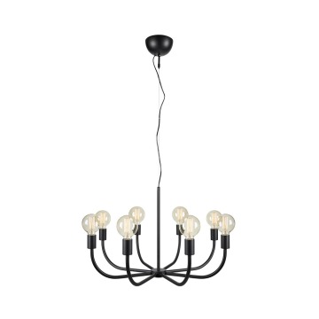 Markslojd Amistoso 108291 lampa wisząca zwis 8x40W E27 czarna