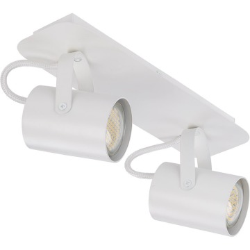 Sigma Kamera 2 32558 plafon lampa sufitowa spot 2x25W GU10 biały