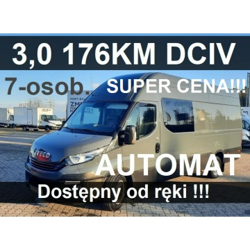 Iveco Daily 35S18 H - 16m3 L4H2 7-os Brygadowy Automat Kamera 176KM Od ręki NiskaCena 2748zł