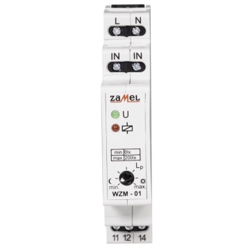 Wyłącznik zmierzchowy Zamel Exta EXT10000141 WZM-01 bez sondy 230V AC