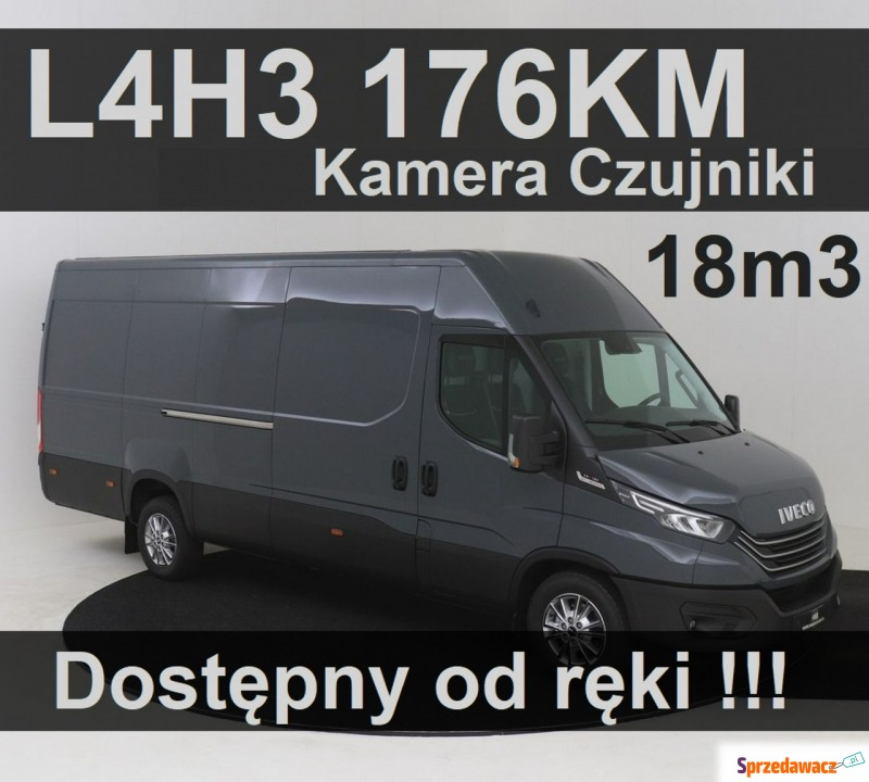 Iveco Daily 35S18 H - 18m3 L4H3  3-os. Kamera... - Dostawcze i ciężarowe - Szczecinek