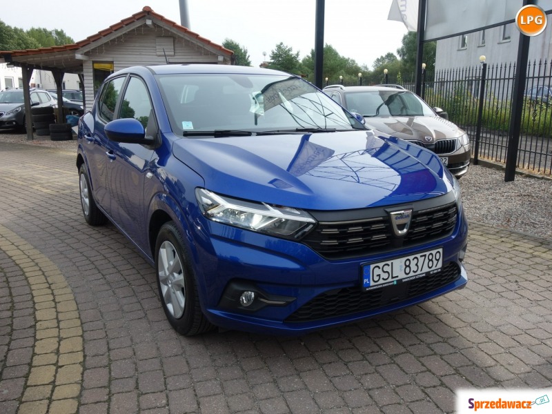 Dacia Sandero 2022r 1.0 benzyna LPG 101km klima... - Samochody osobowe - Słupsk