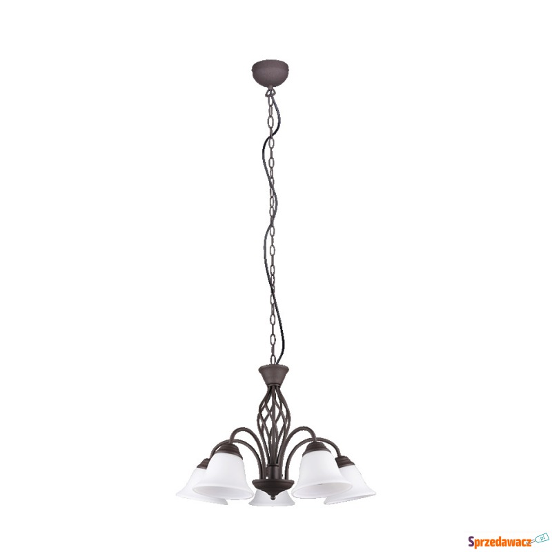 Trio Rustica 101000524 lampa wisząca zwis 5x40W... - Lampy wiszące, żyrandole - Poznań