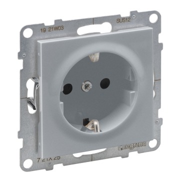 Gnizado SCHUKO Legrand Suno2 721325 2P+Z 16 A 250 V zaciski śrubowe aluminium