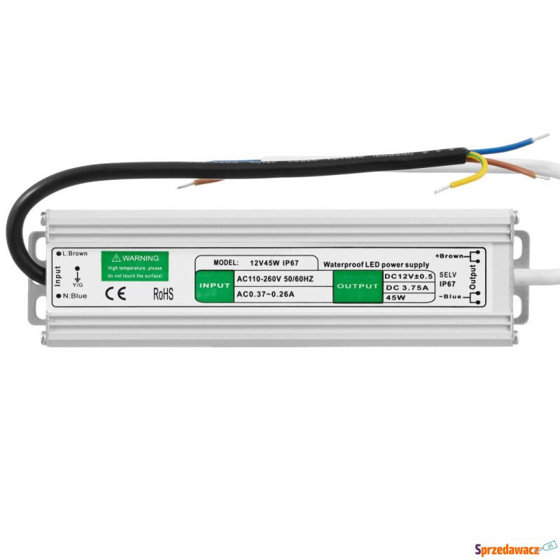 Zasilacz LED Zamel Ledix LDX10000167 ZAH-45-12... - Pozostałe oświetlenie - Przasnysz