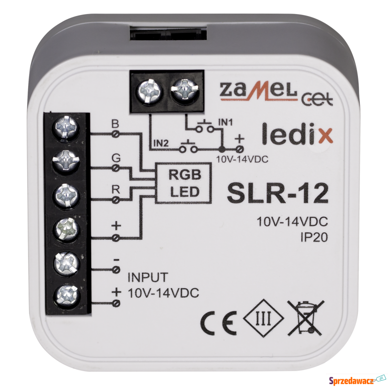 Sterownik RGB Zamel Ledix LDX10000008 SLR-12... - Pozostałe oświetlenie - Skarżysko-Kamienna