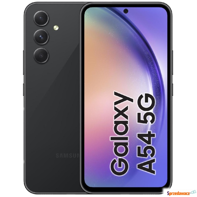 Samsung Galaxy A54 128GB 5G Dual SIM czarny (A546) - Telefony komórkowe - Wrocław