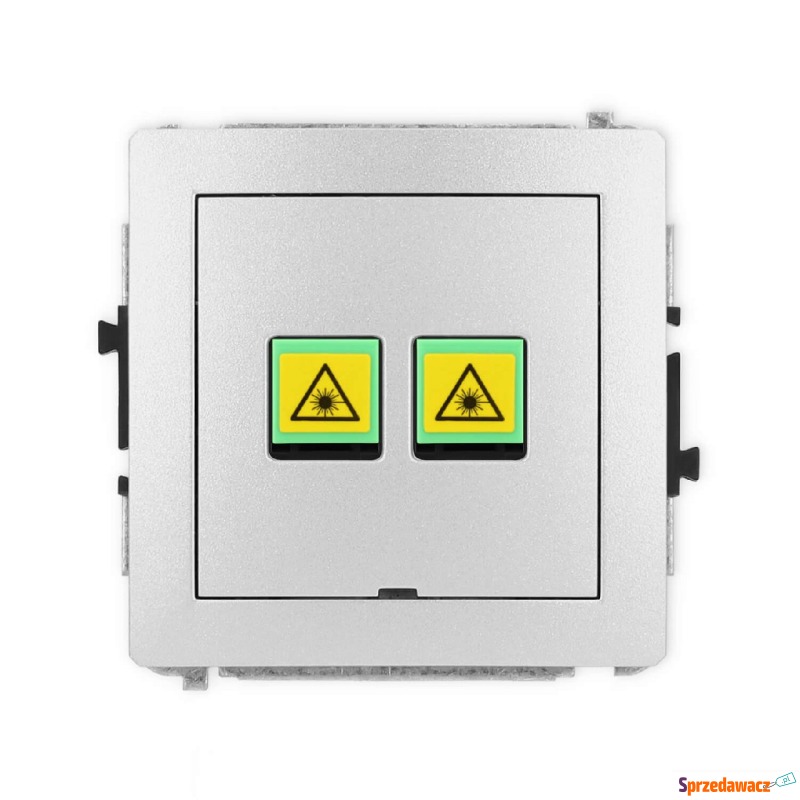 Gniazdo światłowodowe/optyczne podwójne Karlik... - Gniazda - Bługowo