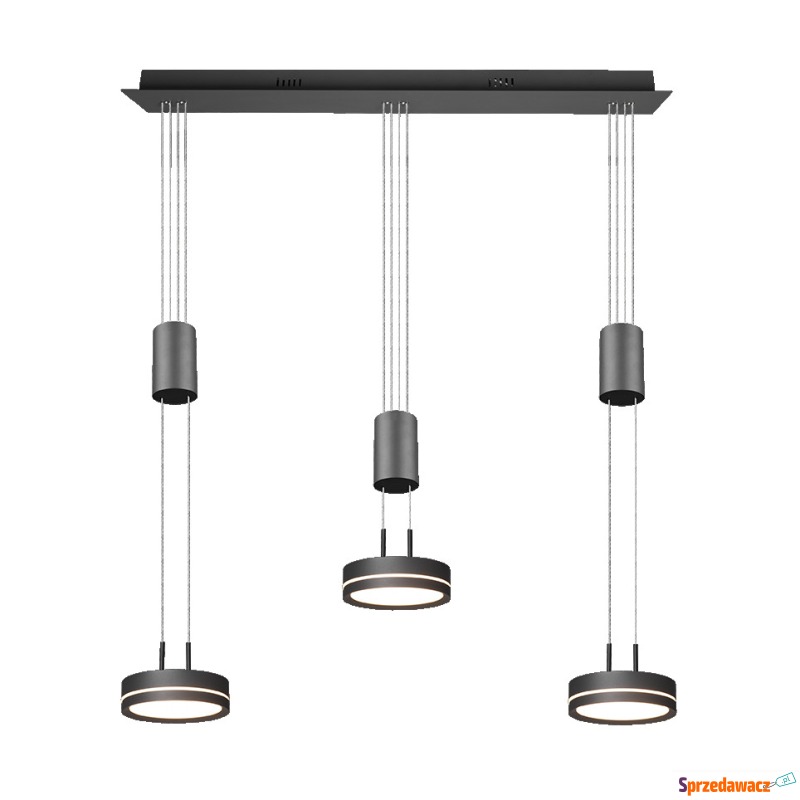 Trio Franklin 326510342 lampa wisząca zwis 3x9W... - Lampy wiszące, żyrandole - Ustka