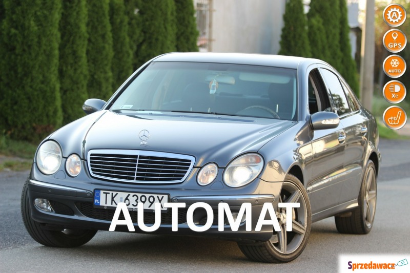 Mercedes E 280 - 2006r. 3.0 Diesel 190KM skóry... - Samochody osobowe - Nysa