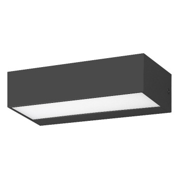 Rabalux Halden 7935 kinkiet lampa ścienna ogrodowa IP65 1x9W LED 4000K czarny/biały