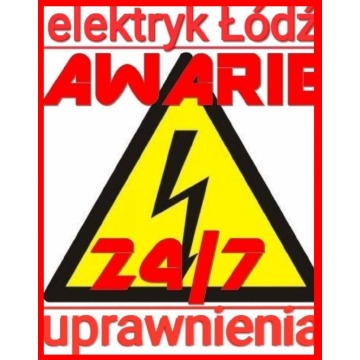 Elektryk awarie 24h Łódź