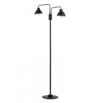 Sigma Holi 50332 lampa stojąca podłogowa pająk klosz 2x60W E27 czarna/biała