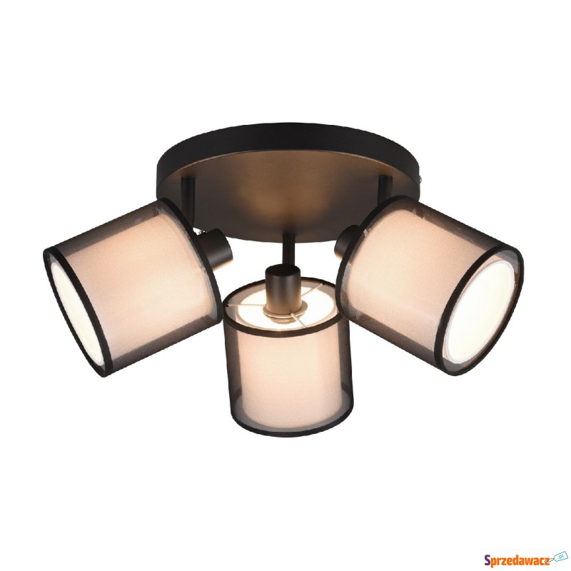 Trio Burton 811430332 plafon lampa sufitowa 3x28W... - Plafony - Gdynia