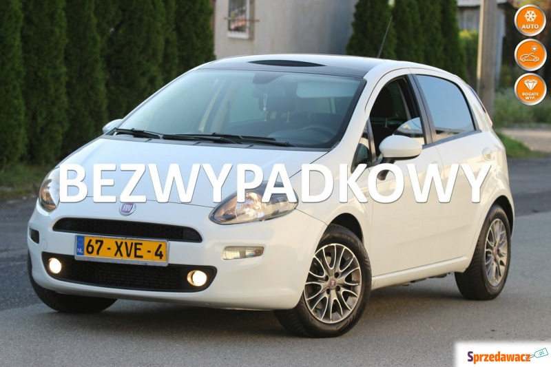 Fiat Punto Evo - 2012r. 1,3 Diesel PANORAMA/K... - Samochody osobowe - Nysa