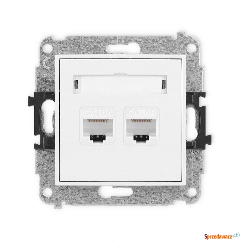 Gniazdo komputerowe podwójne 2xRJ45 Karlik Mini... - Wtyki, gniazda, prze... - Słupsk