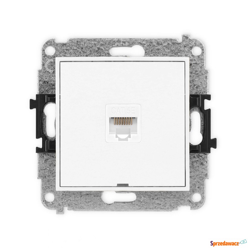 Gniazdo komputerowe pojedyncze 1xRJ45 Karlik Mini... - Wtyki, gniazda, prze... - Jelenia Góra